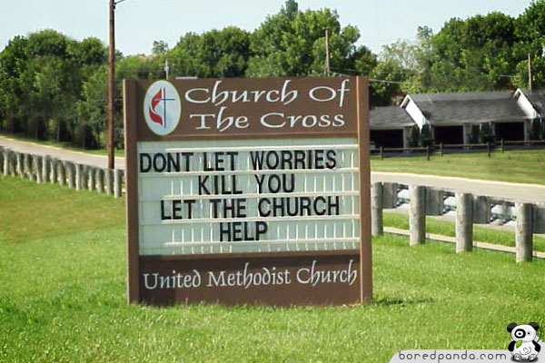 Some Monday Morning Humorous Signs Via Google – What about God?